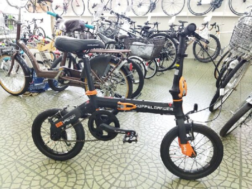 自転車の折りたたみ自転車