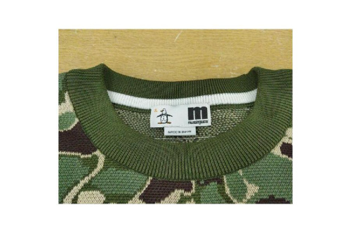 ゴルフコースカモフラジャカードセーター