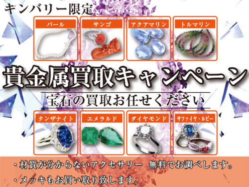 キャンペーンの買取強化