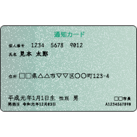 マイナンバー通知カード