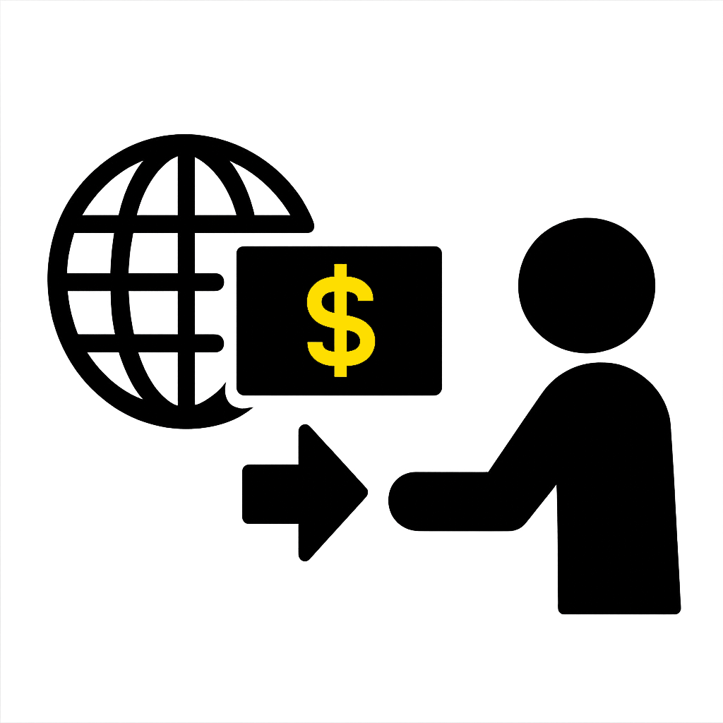 現金受取
