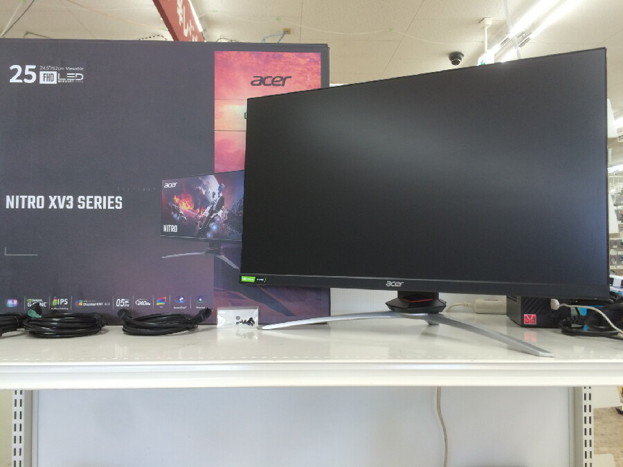 Acer Nitro XV3 25インチ ゲーミングモニター エイサー、ゲーミングモニターブランド「Nitro」から新モデル5