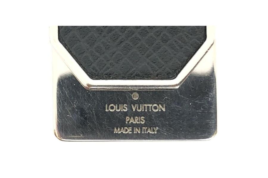 LOUIS VUITTON マネークリップ M63069 ブラック タイガ パンス