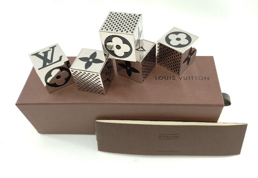 希少】LOUIS VUITTON☆ダイス サイコロ キューブゲーム LOUIS