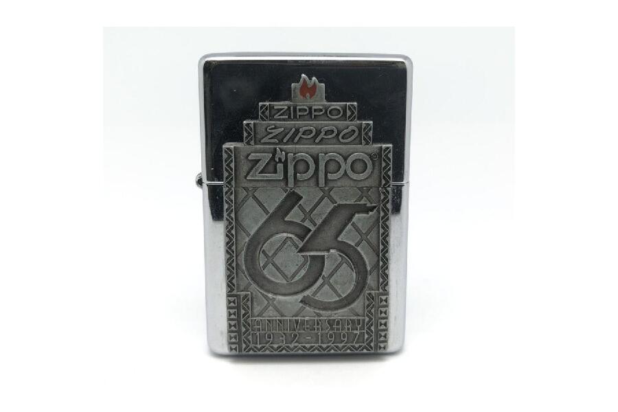 おトク情報がいっぱい！ ライター 着火確認済】Zippo 65 ジッポー入荷 缶付属 ANIVERSARY その他