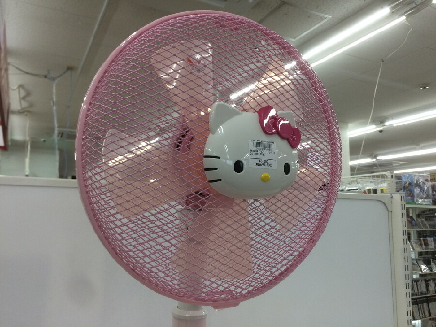ハローキティ 扇風機 2010年製 ハローキティ 2010年製 パーソナル扇風機 KPM-187KD 当時物 レア