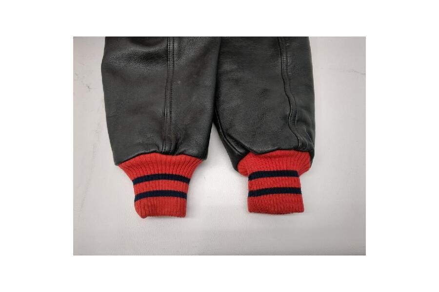 TEAM YAMAHA メンズ レッド×ブラック SIZE M チームヤマハ レザー