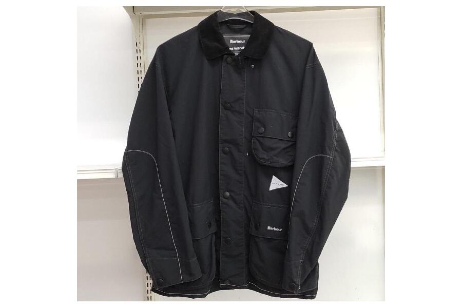中古 Barbour ジャケット PERTEX ブラック 黒 S MCA0862 バブアー