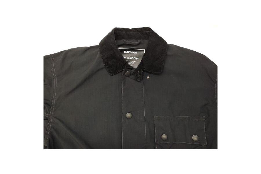 中古 Barbour ジャケット PERTEX ブラック 黒 S MCA0862 バブアー