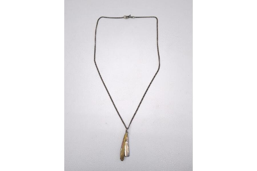 RADIALL ラディアル　ネックレスチェーン　Brass 真鍮 RADIALL 2010年製SILVER925チェーンネックレス約50cm #入荷しました