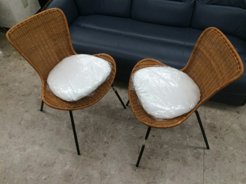 IDEE (イデー) 藤製クッション付椅子 MAREA CHAIR (マレア