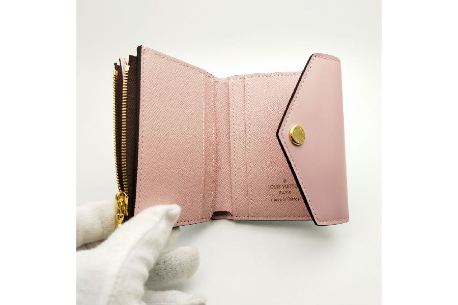 限定刻印入り LOUIS VUITTON ポルトフォイユ ゾエ ローズバレ