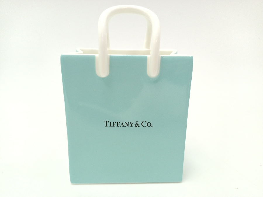 TIFFANY\u0026Co. ティファニーのショッピングバッグ型のオブジェ