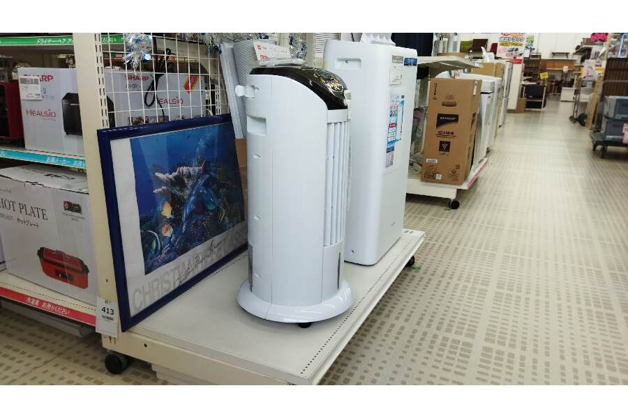 家電 ☆ 人感センサー付き タワー冷風扇 EI-90059 をお売りいただき