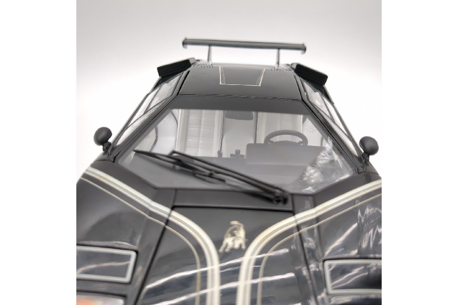 京商ランボルギーニ、カウンタックLP500 Rブラック1:18 京商 ミニカー | 京商オリジナル 1/18 ランボルギーニ