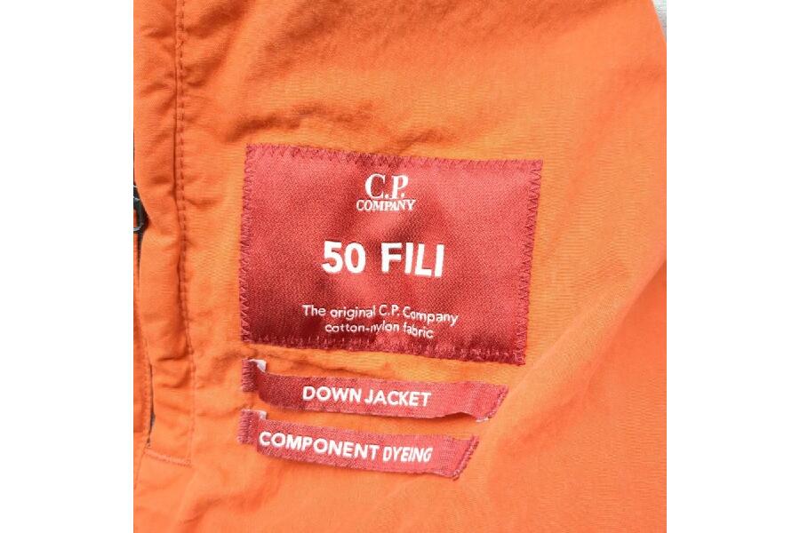 C.P COMPANY 07MOW202A ダウンジャケット オレンジ SIZE 46 シーピー