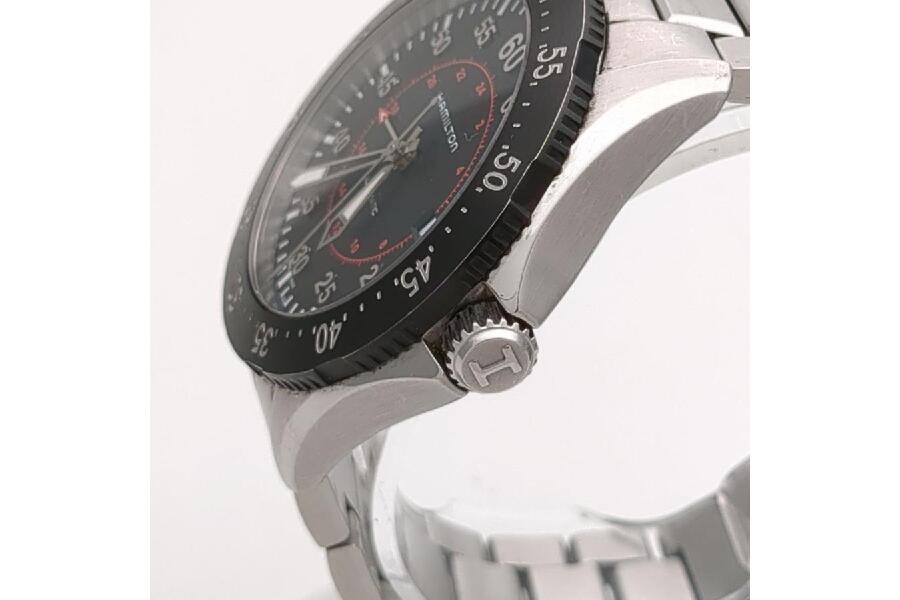 ハミルトン H767550 カーキ アビエーション パイロット GMT ステンレス