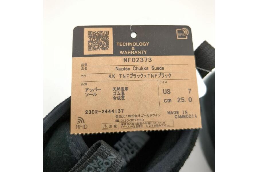 未使用品 ノースフェイス NF02373 ヌプシチャッカスエード