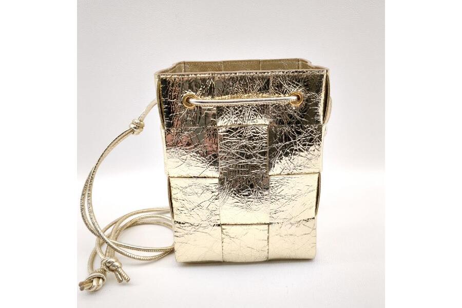 Bottega Veneta ゴールド パーティーバッグ Bottega Veneta ゴールド パーティーバッグ