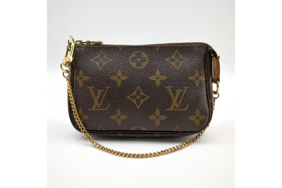 ルイヴィトン LOUIS VUITTON エピ ポルトフォイユトランクミニ ショルダーバッグ チェーンショルダー カーキ ブラック 美品 新入荷 LV1600 LOUIS VUITTON（ルイ・ヴィトン） エピ ポルトフォイユトランクミニ