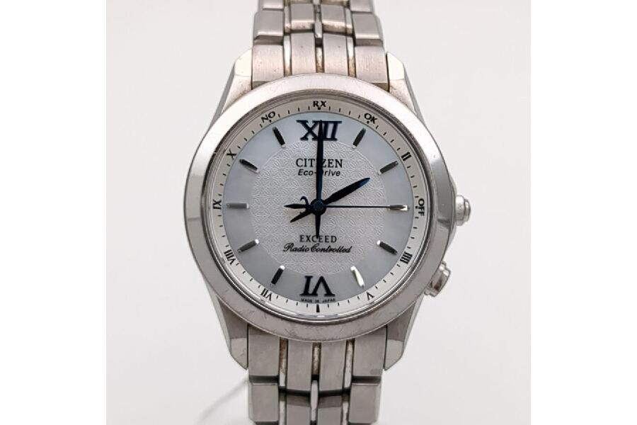 シチズン エクシード 腕時計 H330-T010008 ソーラー電波 ステンレス