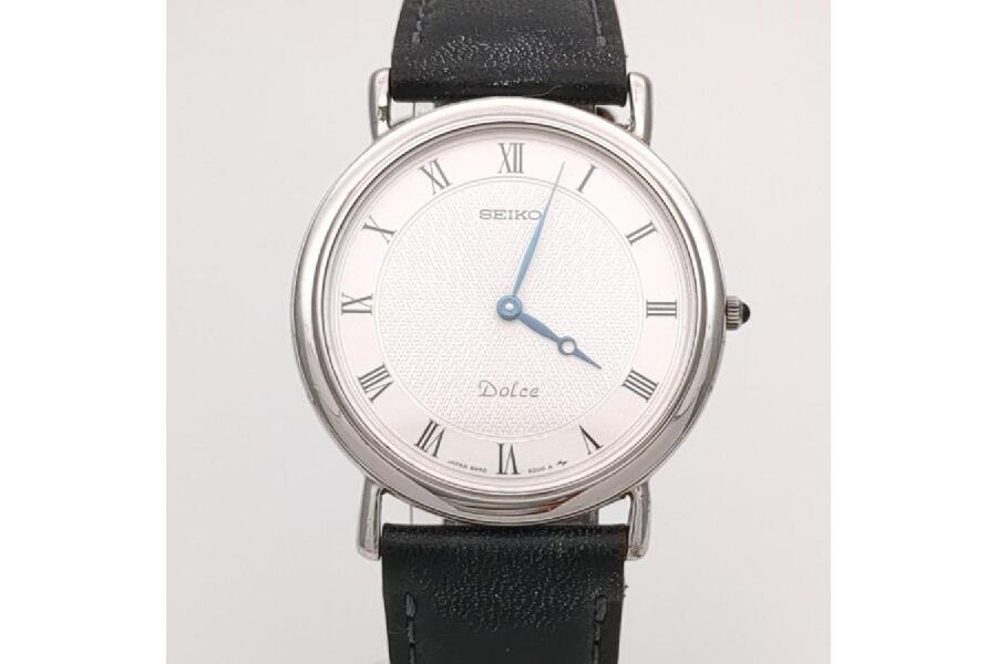 【高知インター店】 ドルチェ セイコー 腕時計 レザーベルト クォーツ 8N40-6000 ドルチェ