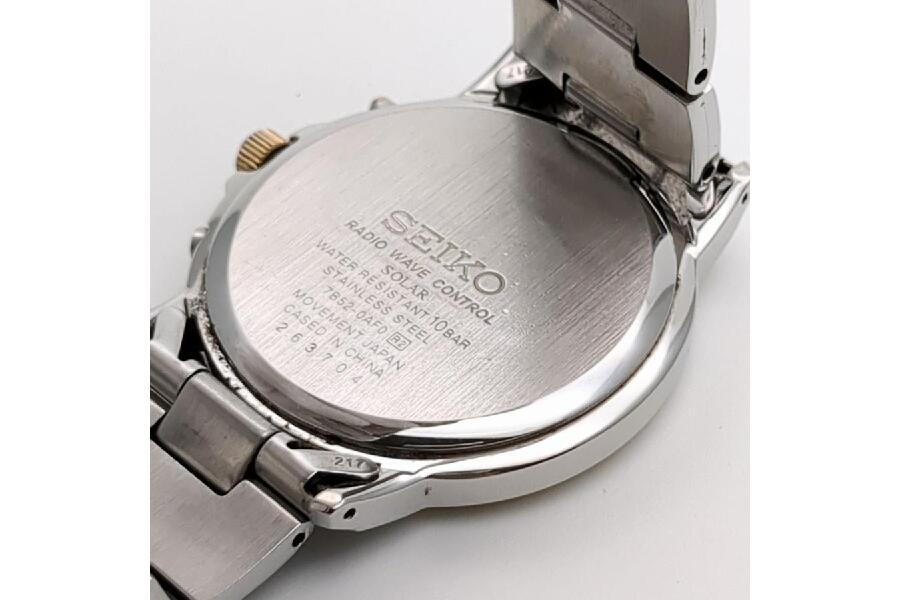 極美品✨セイコー 腕時計 デイト 7B52‐0AF0 ゴールド シルバー 可動品 SEIKO/セイコー】 7B52-0AF0 腕時計 ステンレススチール/GP