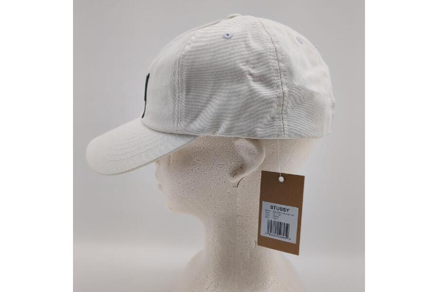 未使用品 ステューシー キャップ ホワイト スナップバック LOW