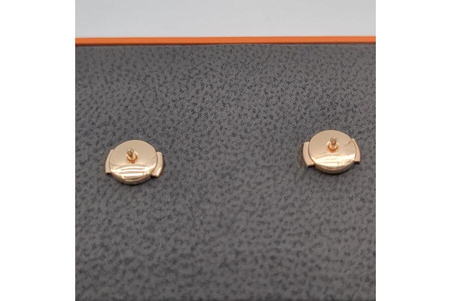 エルメス ピアス K18 2.59g シェーヌダンクル スタッド式 エルメス ピアス K18 2.59g シェーヌダンクル スタッド式
