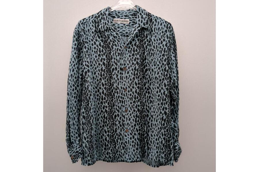 WACKO MARIA ワコマリア 長袖シャツ 21AW TYPE-4 ブルー×ブラック SIZE