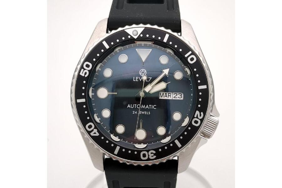 自動巻き腕時計　ラバーベルト JSDF 幅22mm コンバットラバーベルト（ブラック） ／ 22mm JSDF