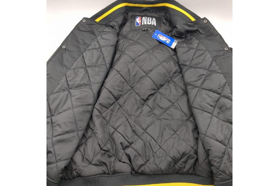 NBAスタジャン LAKERS メンズ新品 XL ブラック×イエロー #入荷