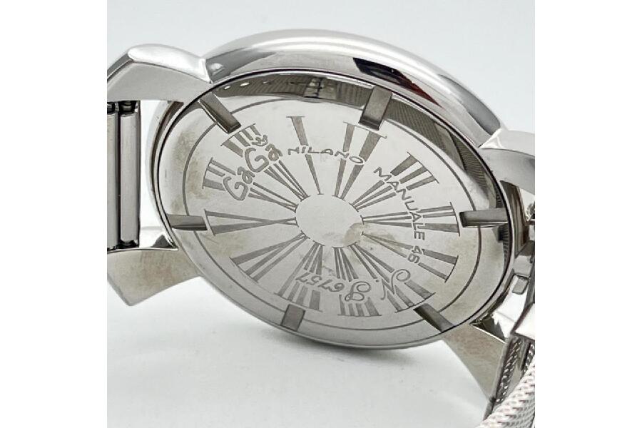 【超美品】GaGa MILANO フラット 42mm 腕時計 シルバー 希少 超美品】GaGa MILANO フラット 42mm 腕時計 シルバー 希少 Gaga