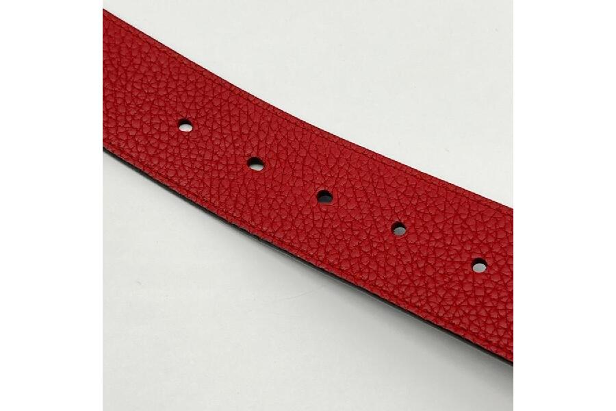 Louis Vuitton モノグラム ベルト ブラック/レッド ルイ・ヴィトン ベルト ブラック×レッド #入荷しました♪｜2025年12月