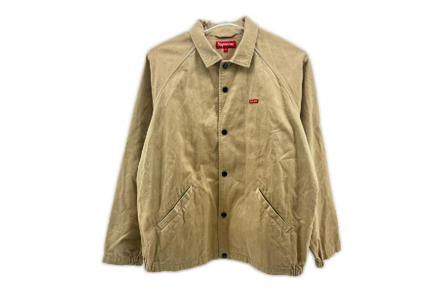 Supreme メンズ Snap Front Jacquard ロゴカーキ #入荷しました