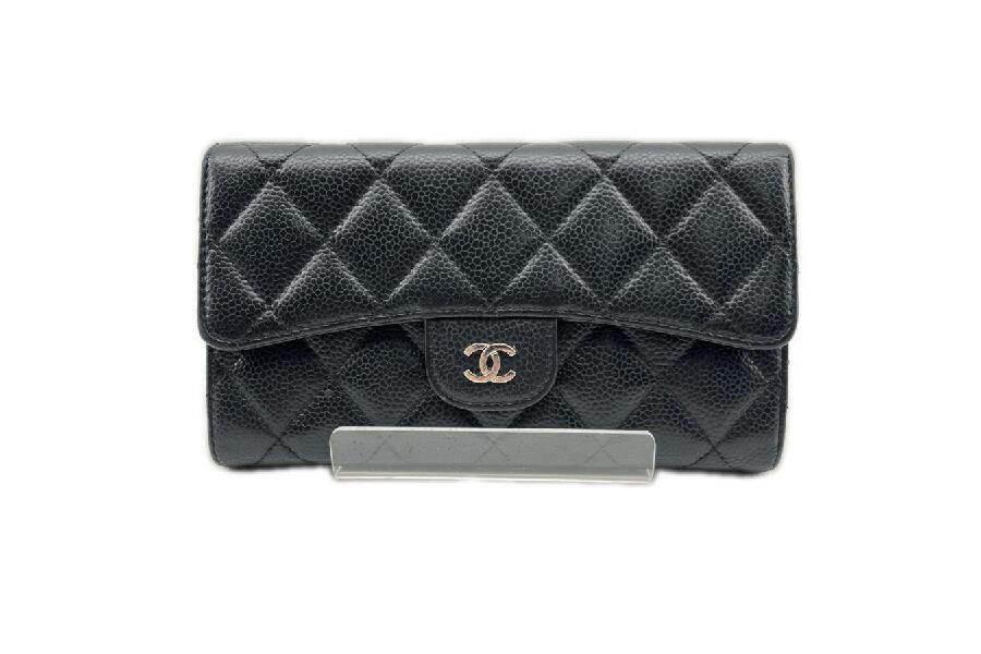 CHANEL シャネル キャビアスキン3つ折り財布 #入荷しました♪｜2026年