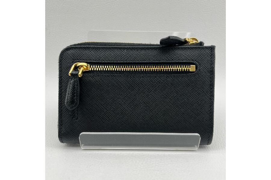 PRADA プラダ コインケース キーケース 107 ブラック サフィアーノ
