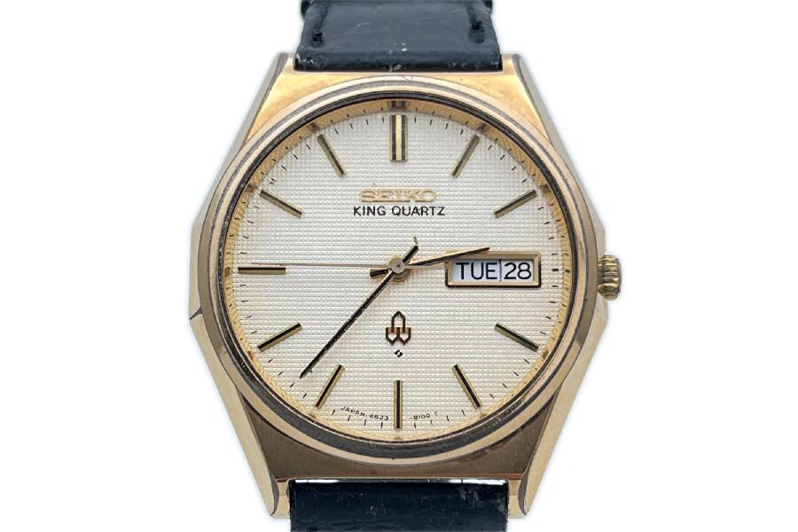 SEIKO キングクォーツ 腕時計　デッドストック級　稼動品 4823-8120 1970年代クォーツの傑作、セイコー「キングクォーツ 4823-8120」が入荷