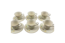 NORITAKE（ノリタケ）花柄カップ＆ソーサー6客セットをご紹介！ 入荷