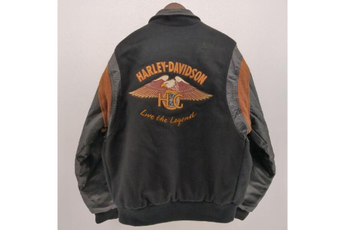90s HARLEY DAVIDSON スタジャン　本革　ヴィンテージ　希少 90s “Harley-Davidson” leather studium jamper 90年代 ハーレー