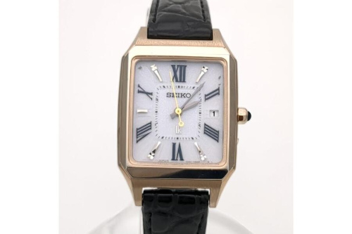 SEIKO LUKIA セイコー ルキア 電波ソーラー 腕時計 革ベルト LUKIA セイコー 電波 ソーラー 腕時計 SEIKO 時計 ルキア 女性