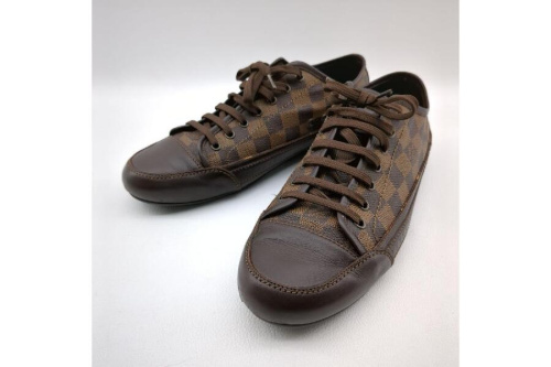 ルイヴィトン スニーカー ダミエ ブラウン SIZE 8 LOUIS VUITTON