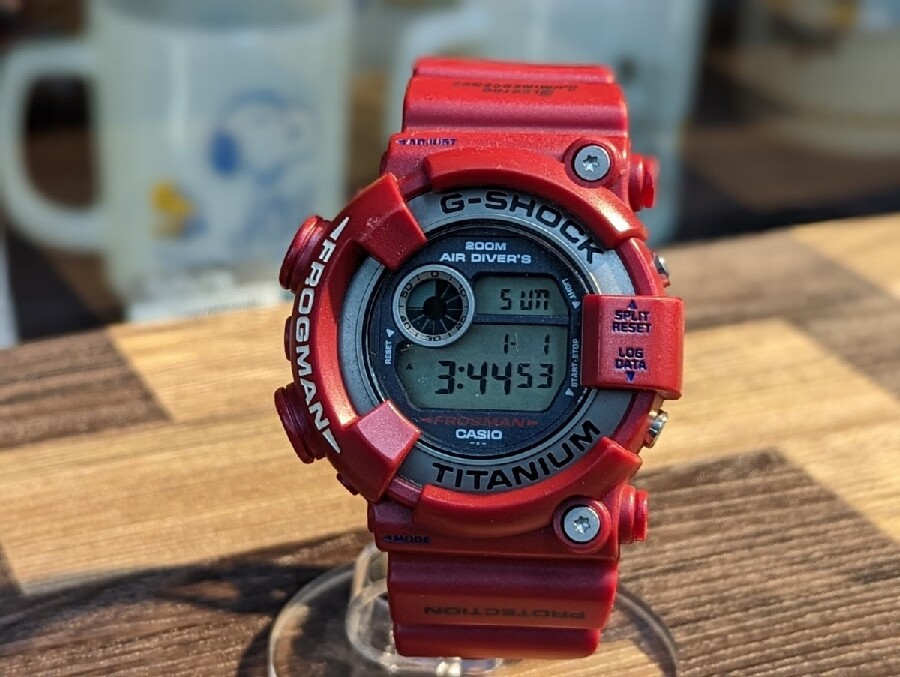 G-SHOCK買取強化中。「2代目フロッグマン赤蛙」を買取させていただき ...