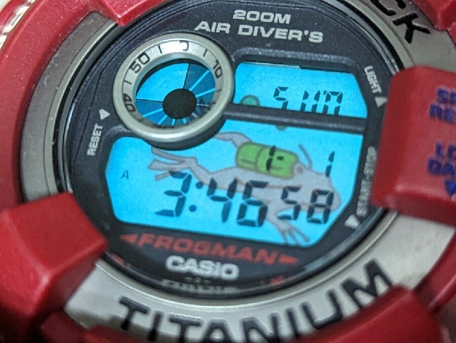 G-SHOCK買取強化中。「2代目フロッグマン赤蛙」を買取させて