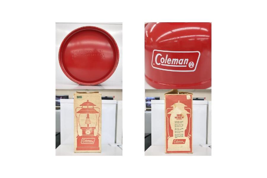 Coleman シングルマントル レッド ランタン 200A 1976年9月製