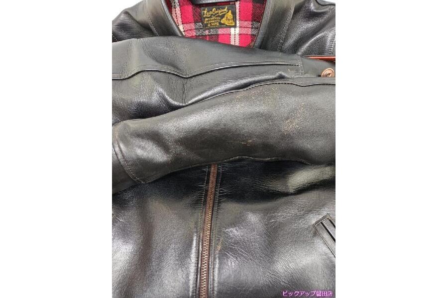 中古】 Y2 LEATHER レザーライダースジャケット ブラック サイズ