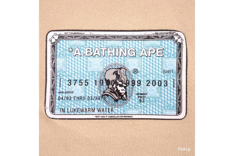 A BATHING APE】アメックス風グラフィックプリント スウェット