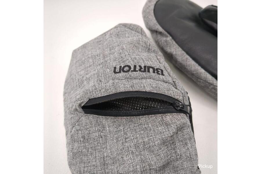 中古】BURTON 手袋 グレー 使用感有 ゴアテックス バートン