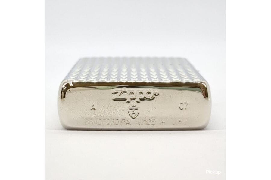 未使用】 Zippo PEACE 2007年製 アーマーケース ダイヤカット