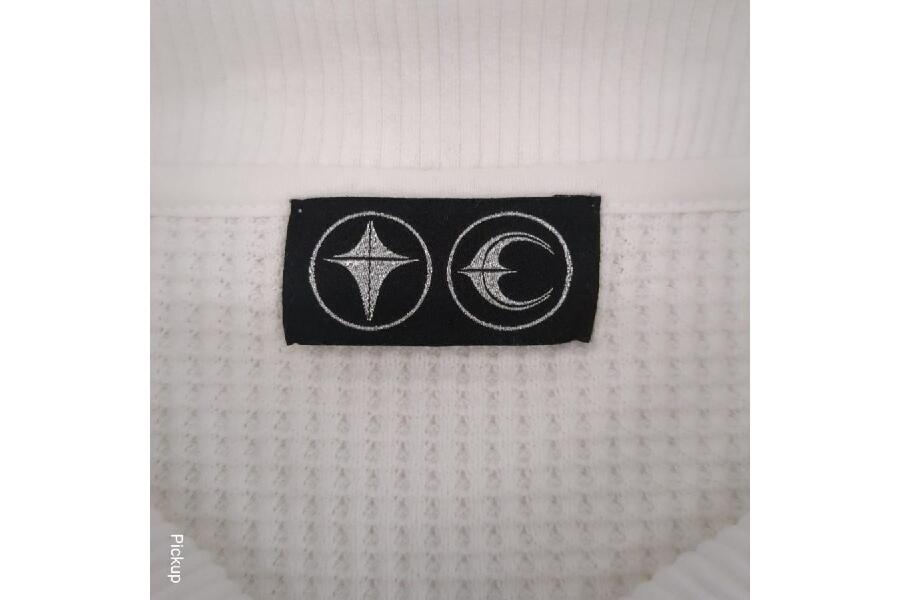 Thug Clubアイボリー ワッフル生地 長袖トップス THUG CLUB メンズ ホワイトワッフルトップ #入荷しました